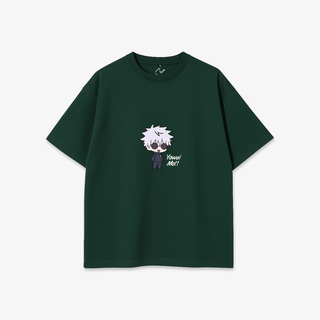 Yowai Mo!! - JuJutSu Kaisen - Printed Oversized T-Shirt